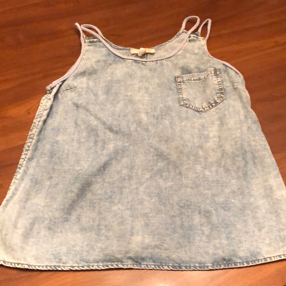 Skies are blue tank top